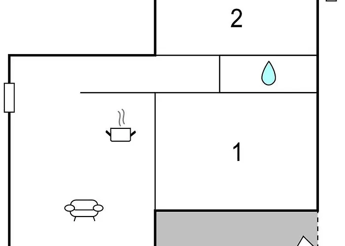 アパート Two-bedroom In